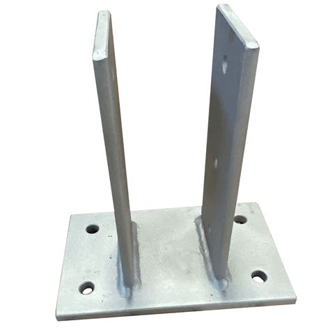 metal to wood post brackets|heavy duty fence post brackets.